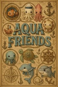 Produktbild: Aqua Friends: 12 No-Sew Amigurumi Patterns