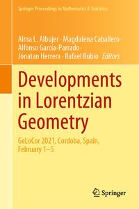 Produktbild: Developments in Lorentzian Geometry