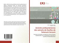 Produktbild: Activit&eacute; antibact&eacute;rienne des extraits de feuilles de Solanum torvum