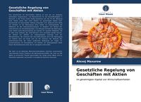 Produktbild: Gesetzliche Regelung von Gesch&auml;ften mit Aktien