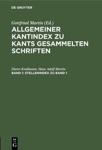 Produktbild: Stellenindex zu Band 1