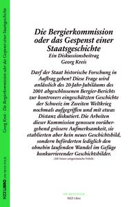 Produktbild: Kreis, G: Bergier-Kommission/Gespenst Stadtgeschichte