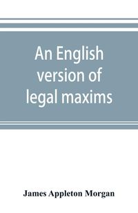 Produktbild: An English version of legal maxims