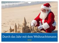 Produktbild: Durch das Jahr mit dem Weihnachtsmann (Wandkalender 2026 DIN A4 quer), CALVENDO Monatskalender