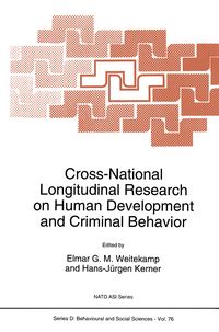 Produktbild: Cross-National Longitudinal Research on Human Development and Criminal Behavior