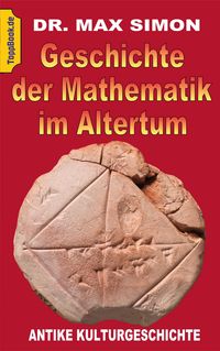 Produktbild: Geschichte der Mathematik im Altertum