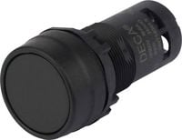 Produktbild: DECA CP2B-A1E10B Druckschalter 400 V 8 A Schwarz rastend (L x B x H) 29.9 x 20.5 x 55.5 mm 1 St.
