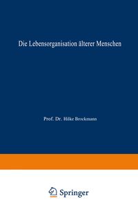 Produktbild: Die Lebensorganisation &auml;lterer Menschen