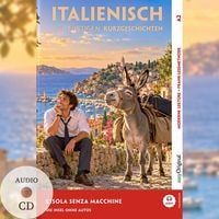 Produktbild: Italienisch lernen mit lustigen Kurzgeschichten (A2) - L&rsquo;isola senza macchine (+ Audio-CD)