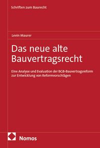 Produktbild: Das neue alte Bauvertragsrecht