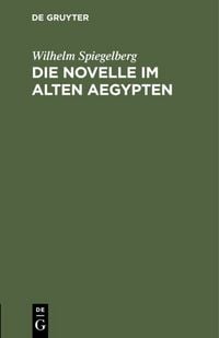 Produktbild: Die Novelle im alten Aegypten