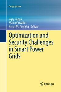 Produktbild: Optimization and Security Challenges in Smart Power Grids