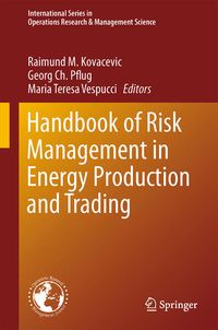 Produktbild: Handbook of Risk Management in Energy Production and Trading