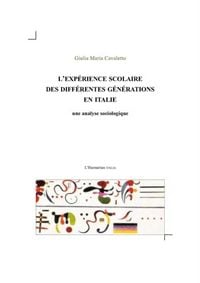 Produktbild: L'experience scolaire des differentes generations en Italie