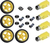 Produktbild: Joy-it CR-1774897 Roboter Auto Passend f&uuml;r (Einplatinen-Computer) Arduino, Raspberry Pi&reg; 1 St.
