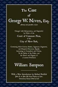 Produktbild: The Case of George W. Niven, Esq.