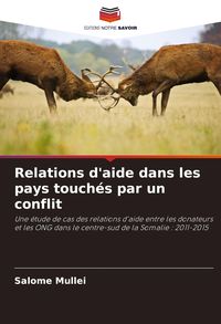 Produktbild: Relations d'aide dans les pays touch&eacute;s par un conflit