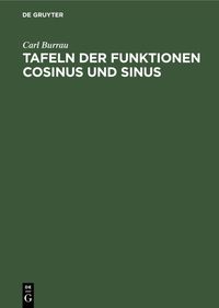 Produktbild: Tafeln der Funktionen Cosinus und Sinus