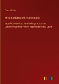 Produktbild: Mittelhochdeutsche Grammatik