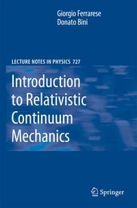 Produktbild: Introduction to Relativistic Continuum Mechanics
