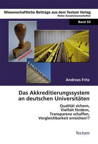 Produktbild: Das Akkreditierungssystem an deutschen Universit&auml;ten