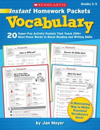 Produktbild: Instant Homework Packets Vocab