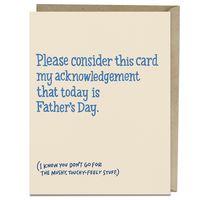 Produktbild: 6-Pack Em & Friends Father's Day Acknowledgment Card
