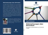Produktbild: Wahrnehmungen &uuml;ber Ehrlichkeit