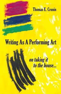 Produktbild: Writing As a Performing Art