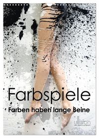 Produktbild: Farbspiele &ndash; Farben haben lange Beine (Wandkalender 2026 DIN A3 hoch), CALVENDO Monatskalender