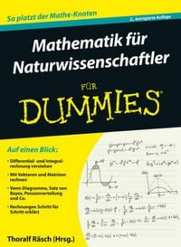 Produktbild: Mathematik f&uuml;r Naturwissenschaftler f&uuml;r Dummies