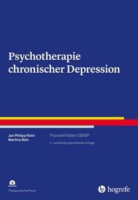 Produktbild: Psychotherapie chronischer Depression, m. 1 Beilage