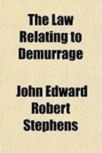 Produktbild: The Law Relating to Demurrage