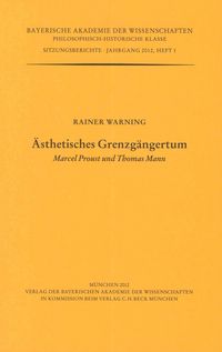 Produktbild: &Auml;sthetisches Grenzg&auml;ngertum