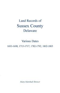 Produktbild: Land Records of Sussex County, Delaware