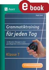 Produktbild: Grammatiktraining f&uuml;r jeden Tag Klasse 7