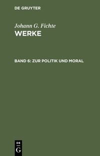 Produktbild: Zur Politik und Moral