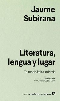 Produktbild: Literatura, Lengua Y Lugar