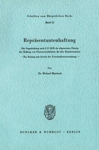 Produktbild: Repr&auml;sentantenhaftung.