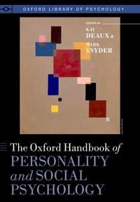 Produktbild: The Oxford Handbook of Personality and Social Psychology