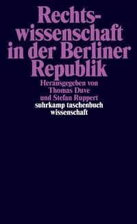 Produktbild: Rechtswissenschaft in der Berliner Republik