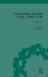 Produktbild: Censorship and the Press, 1580-1720, Volume 2
