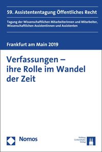 Produktbild: Verfassungen - ihre Rolle im Wandel der Zeit