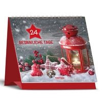 Produktbild: TR&Ouml;TSCH &ndash; Aufstell Adventskalender &bdquo;24 besinnliche Tage&ldquo; | Weihnachtskalender mit 24 besinnlichen Bildern & Weisheiten