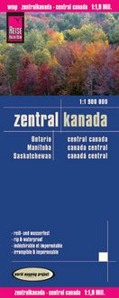 Produktbild: Reise Know-How Landkarte Zentralkanada (1:1.900.000)