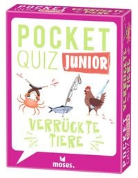 Produktbild: Pocket Quiz junior Verr&uuml;ckte Tiere