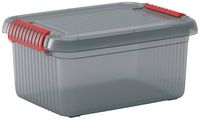 Produktbild: KIS 237490 Aufbewahrungsbox K Latch stapelbar (B x H x T) 390 x 180 x 290 mm Rauchgrau, Transluzent 1 St.