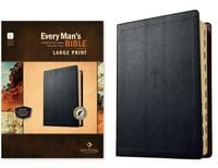 Produktbild: NLT Every Man's Bible, Large Print, Filament Enabled (Leatherlike, Covenant Black, Indexed, Red Letter)