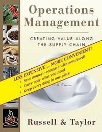 Produktbild: Operations Management: Creating Value Along the Supply Chain