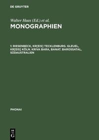 Produktbild: Riesenbeck, Kr[eis] Tecklenburg. Gleuel, Kr[eis] K&ouml;ln. Kriva Bara, Banat. Barossatal, S&uuml;daustralien